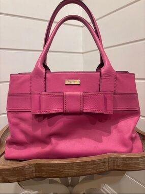 kate spade Pink Leather Bow Satchel